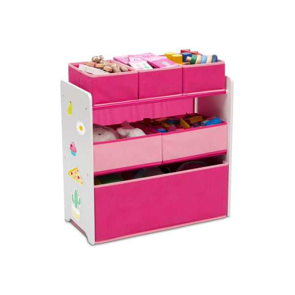 Delta Children Design and Store 6 Bin Toy Organizer (2 Colors)