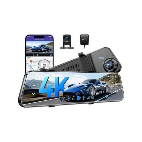 4K Mirror Front & Rear Dash Cam