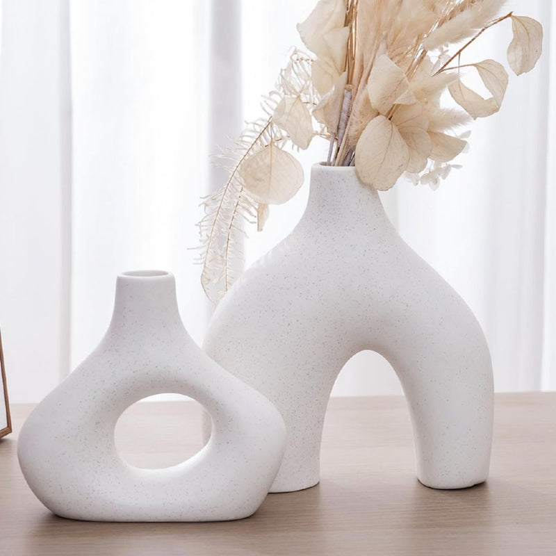 Set of 2 Donut Vases