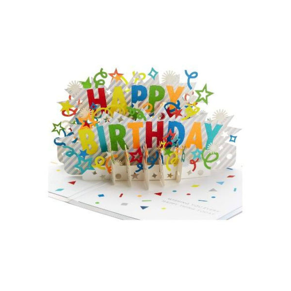 Hallmark Signature Paper Happy Birthday Wonder Pop Up Card