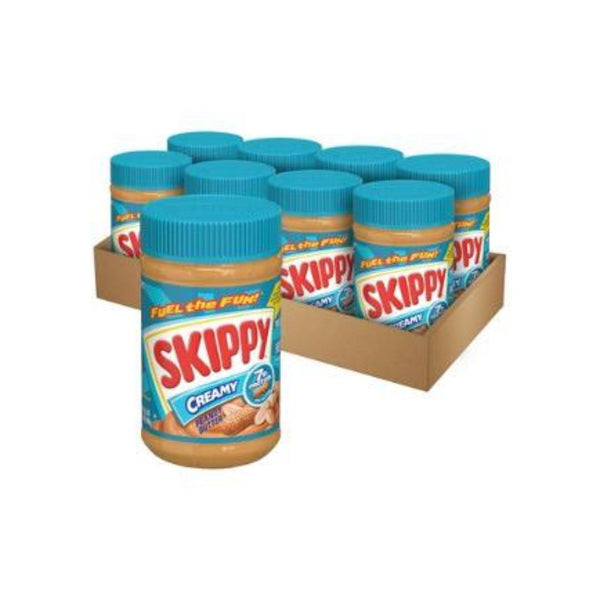 Pack of 8 SKIPPY Creamy Peanut Butter