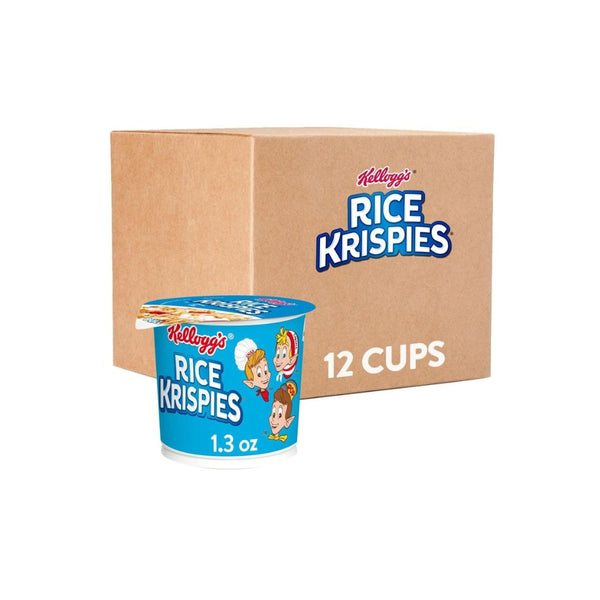 12 Pack Rice Krispies Cereal Cups to Go