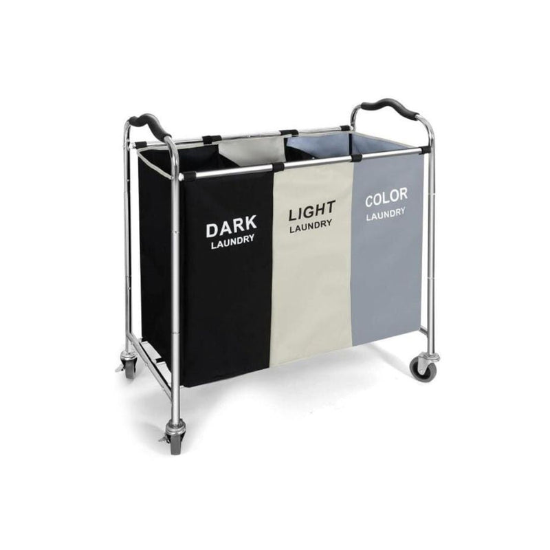 240L Laundry Basket Sorter with Wheels