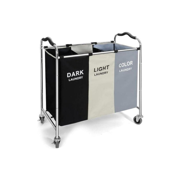 240L Laundry Basket Sorter with Wheels