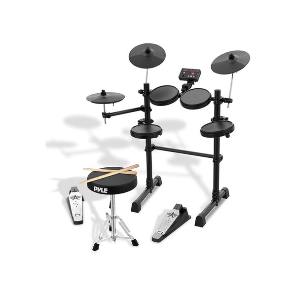 Pyle 7-Piece Electric Drum Set