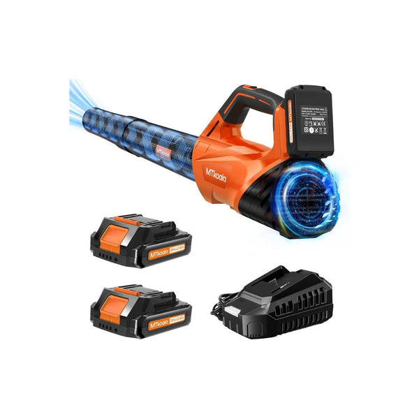 Cordless Leaf Blower with 2*2.6AH Batteries and Fast Charger