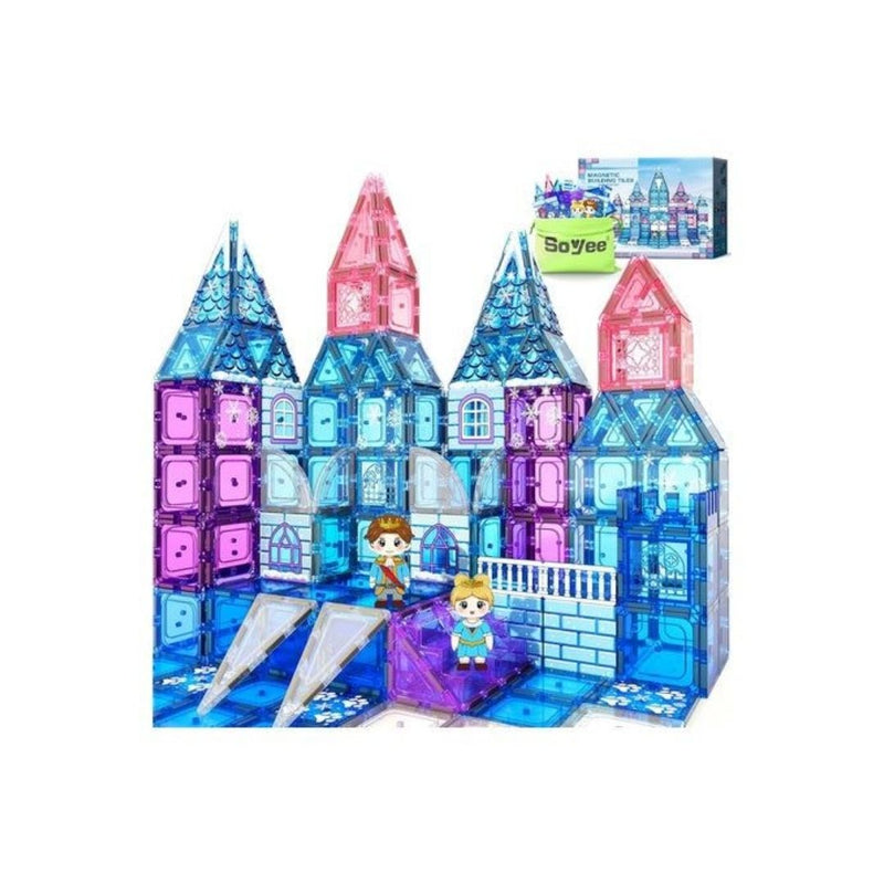 102 Piece Magnetic Tiles Princess Building Blocks