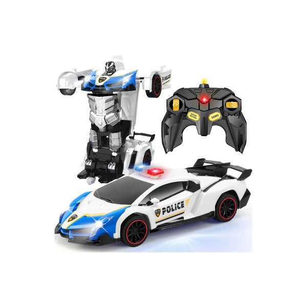 Remote Control Transformer Police Car