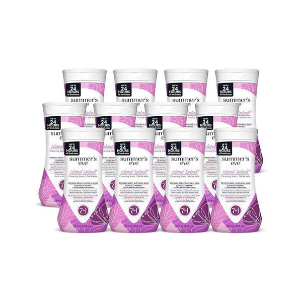 12-Pack Summer's Eve Island Splash Feminine Body Wash