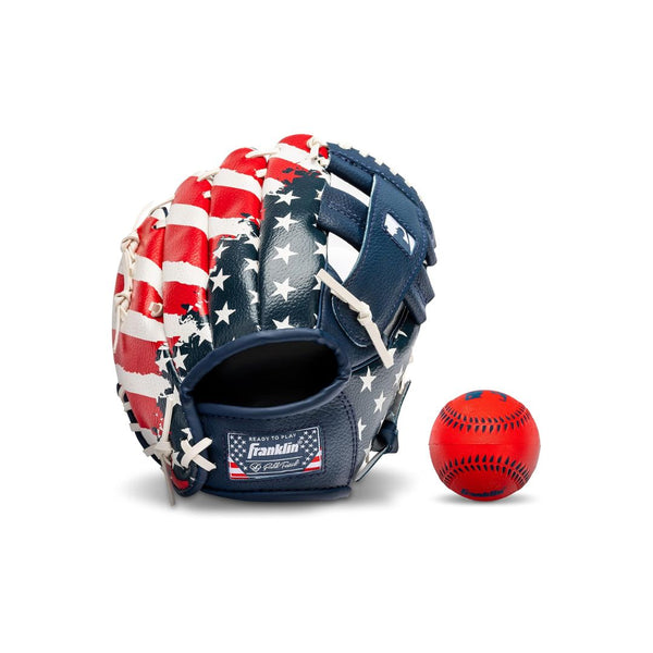 Franklin Sports Kids Baseball Gloves + Ball Set