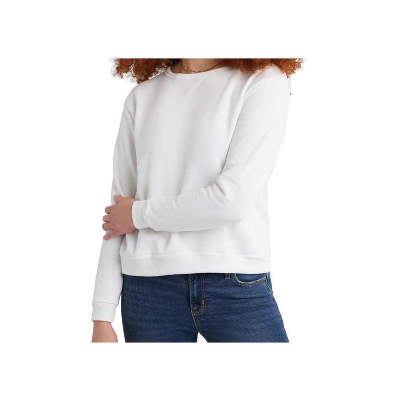 Hanes Women's Ecosmart V-Notch Crewneck Sweatshirt