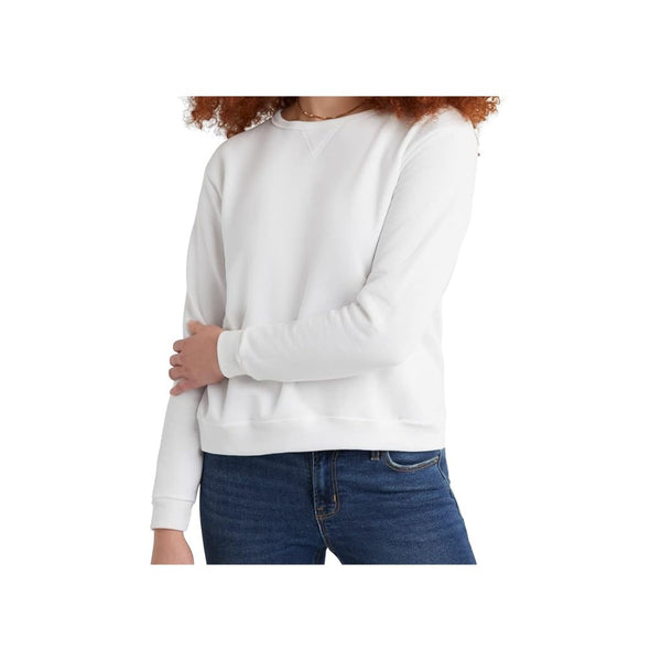 Hanes Women's Ecosmart V-Notch Crewneck Sweatshirt