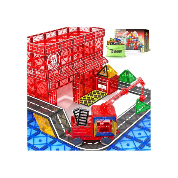 Magnetic Tiles Fire Rescue Set
