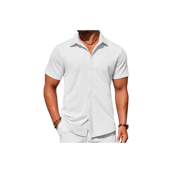 Men's Short Sleeve Dress Shirt (Many Colors)