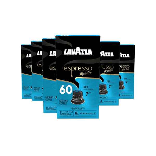 60 Lavazza Espresso Maestro Decaf (DEK) Aluminum Capsules