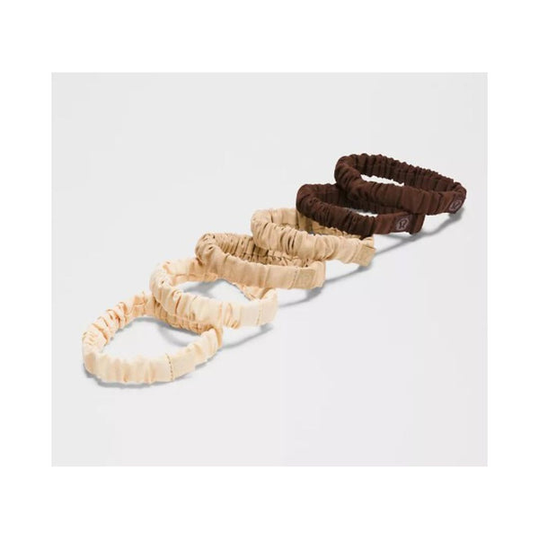 6 Pack Lululemon Skinny Scrunchies
