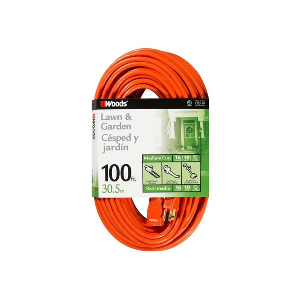 Woods 100 Ft Outdoor Extension Cord