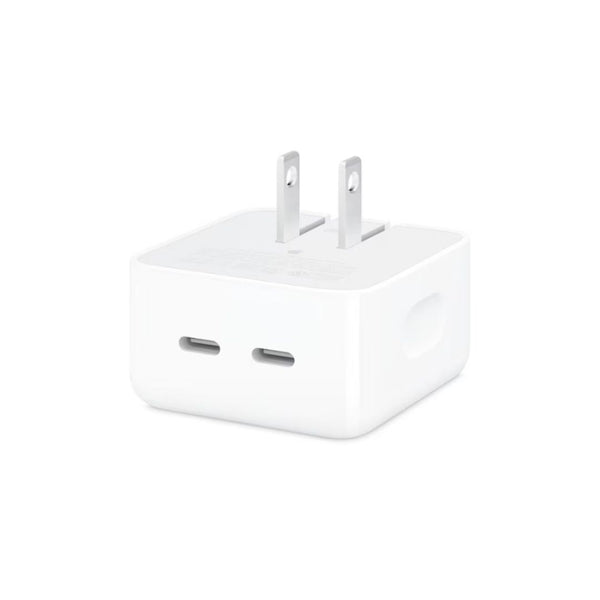 Apple 35W Dual USB-C Port Compact Power Adapter Fast Charger