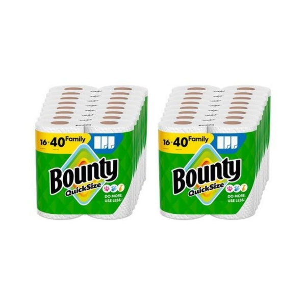 80 Regular Rolls (32 Family Rolls) Bounty Paper Towels