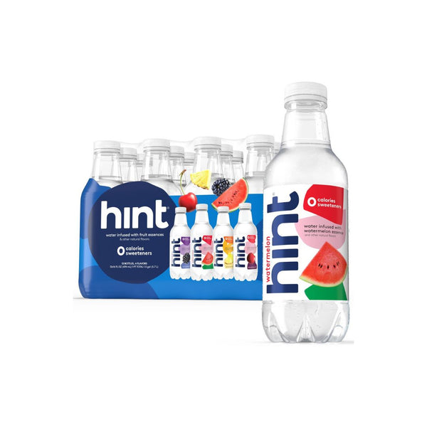 12 Pack Hint Fruit-Infused Bottled Water