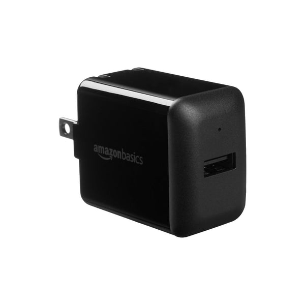 Amazon Basics 12W One-Port USB-A Wall Charger