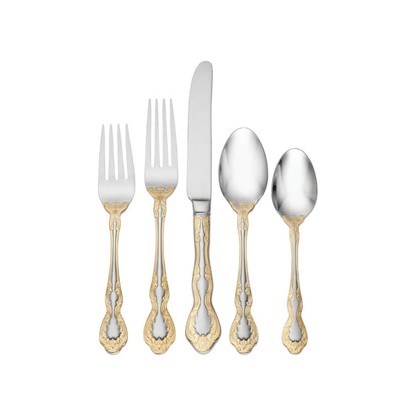 45-Piece Oneida Golden Mandolina Fine Flatware Set