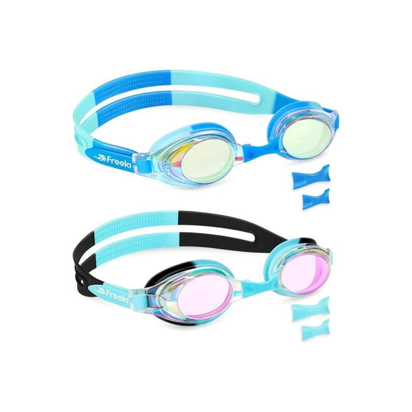 2-Pack Kids Swim Goggles