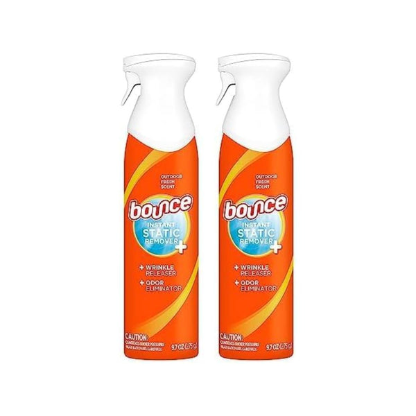 Bounce 3 in 1 Instant Anti Static Spray & Wrinkle Release, Odor Eliminator & Fabric Refresher