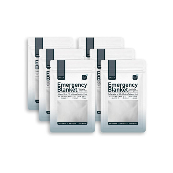 6 Pack Emergency Survival Blankets
