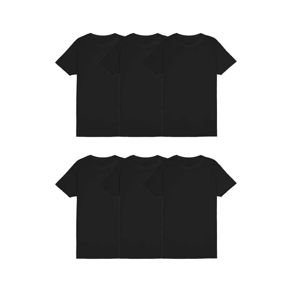 6 Fruit of the Loom Men's Crew Tee Undershirts