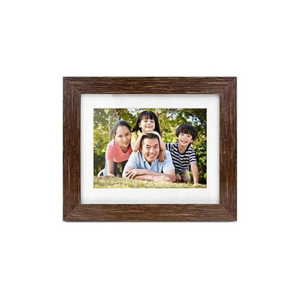 7" Distressed Wood Digital Photo Frame