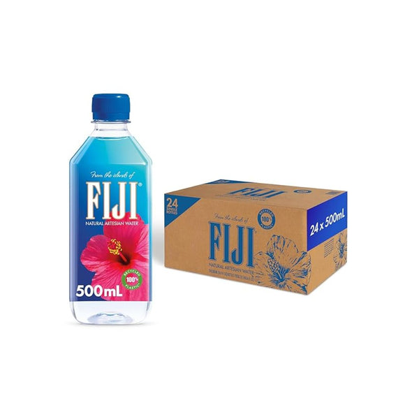 24-Pack of FIJI Natural Artesian Bottled Water 500mL
