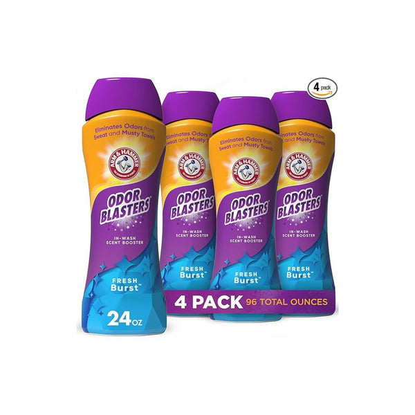 4-Pack Arm & Hammer Odor Blaster In-Wash Scent Booster