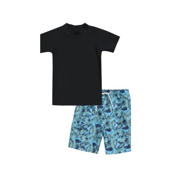 VAENAIT BABY Kids UPF 50+ UV Protection Rashguard Swimsuit Set