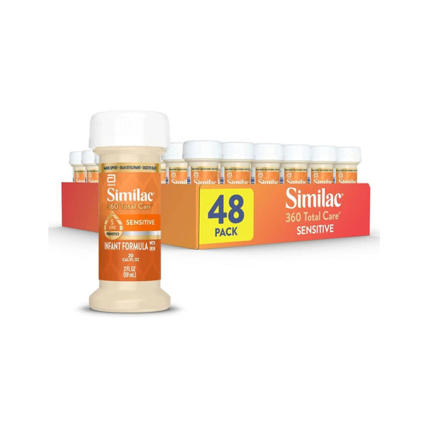 Pack of 48 Similac 360 Total Care Sensitive Infant Formula
