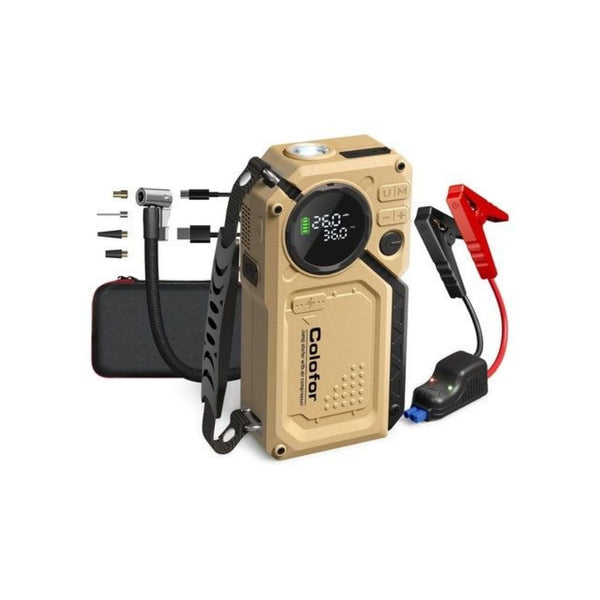 Portable Car Jump Starter with Air Compressor
