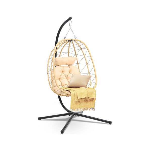 Egg Hanging Swing Chair with Stand