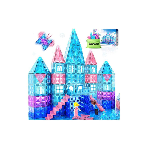 102-Pcs Frozen Castle Magnetic Tiles