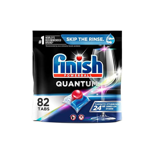 82 Finish Quantum Dishwasher Detergent Powerball Dishwashing Tablets