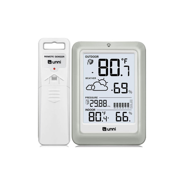 Wireless Weather Station with 330ft Range Sensor