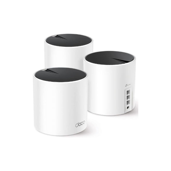 3-Pack TP-Link Deco AX3000 WiFi 6 Mesh System (Deco X55) – Covers up to 6500 Sq.Ft.
