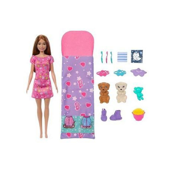 Barbie Doll & Playset with 2 Toy Dog Figures & 10+ Accessories