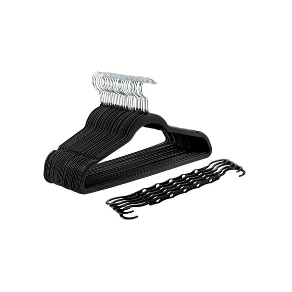 30 Pack Velvet Non-Slip Hangers