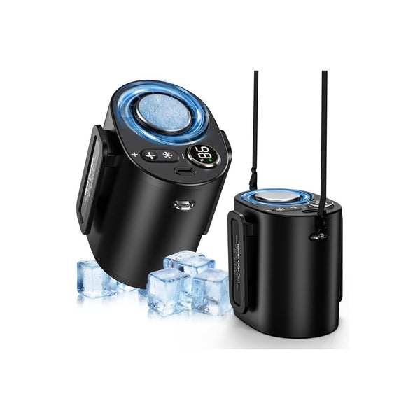 Rechargeable Handheld Fan with Ice Cooler