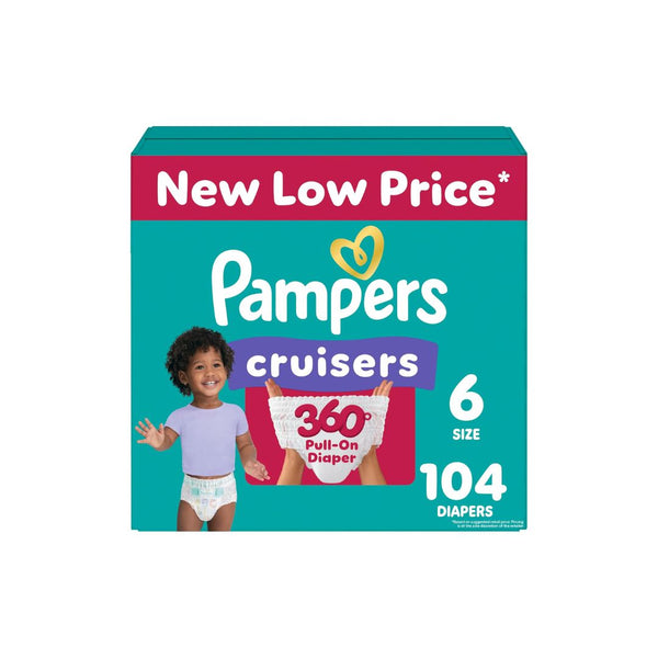 104-Count Pampers Diapers - Size 6