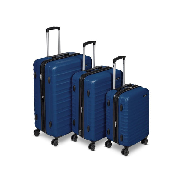 3-Piece Hardshell Suitcase Set with Wheels