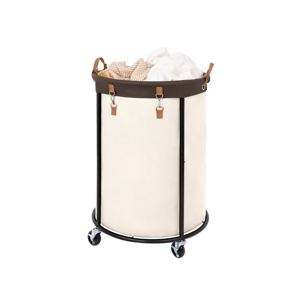 Rolling Laundry Basket with Wheels