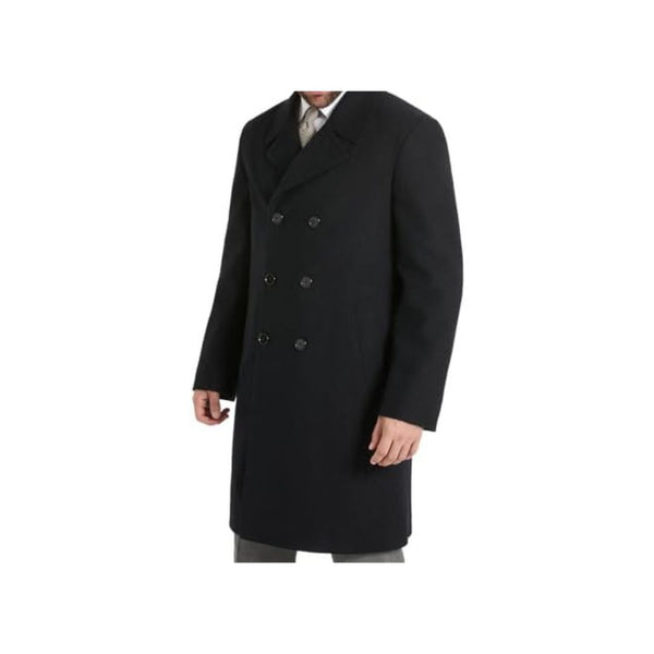 Ben Sherman Men's Wool Double Breasted Overcoat (Small Only)