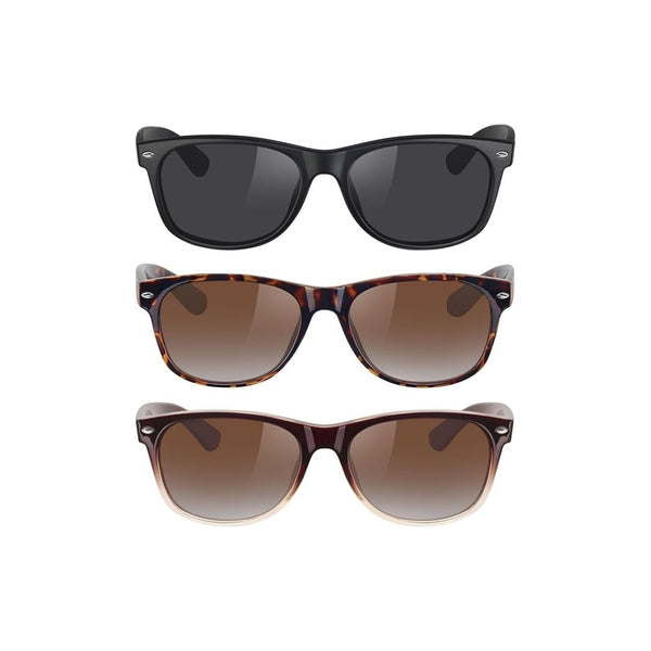 Set of 3 Classic Polarized Sunglasses