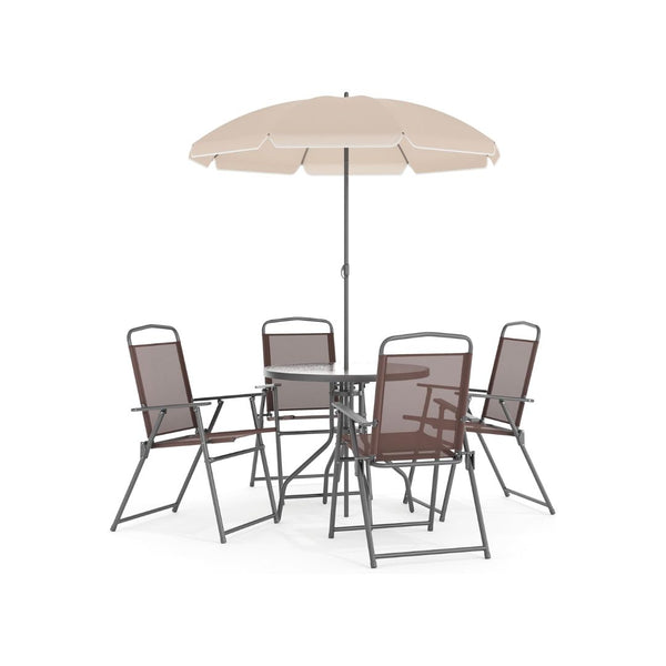 Flash Furniture Nantucket 6-Piece Patio Dining Set